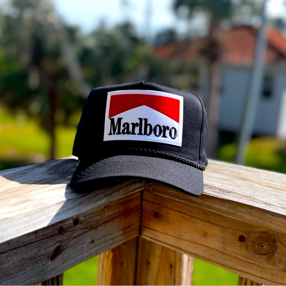 Marlboro Black Rope SnapBack